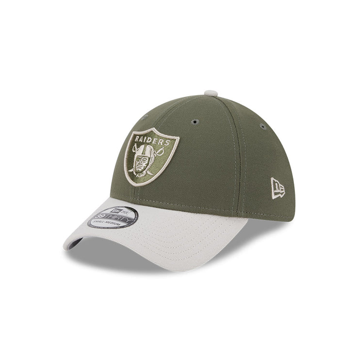 New Era 39Thirty NFL Olive Stone 2Tone Las Vegas Raiders