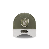 New Era 39Thirty NFL Olive Stone 2Tone Las Vegas Raiders