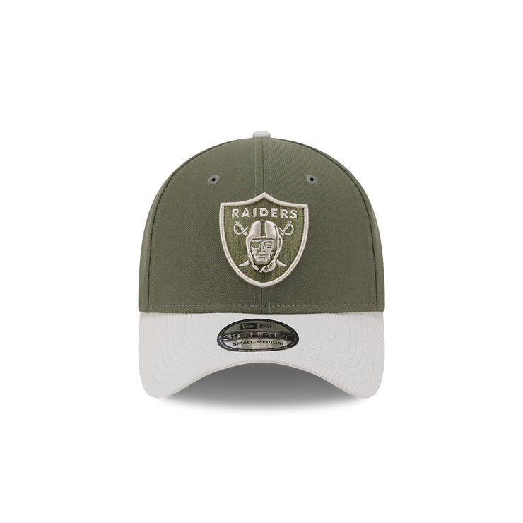 New Era 39Thirty NFL Olive Stone 2Tone Las Vegas Raiders