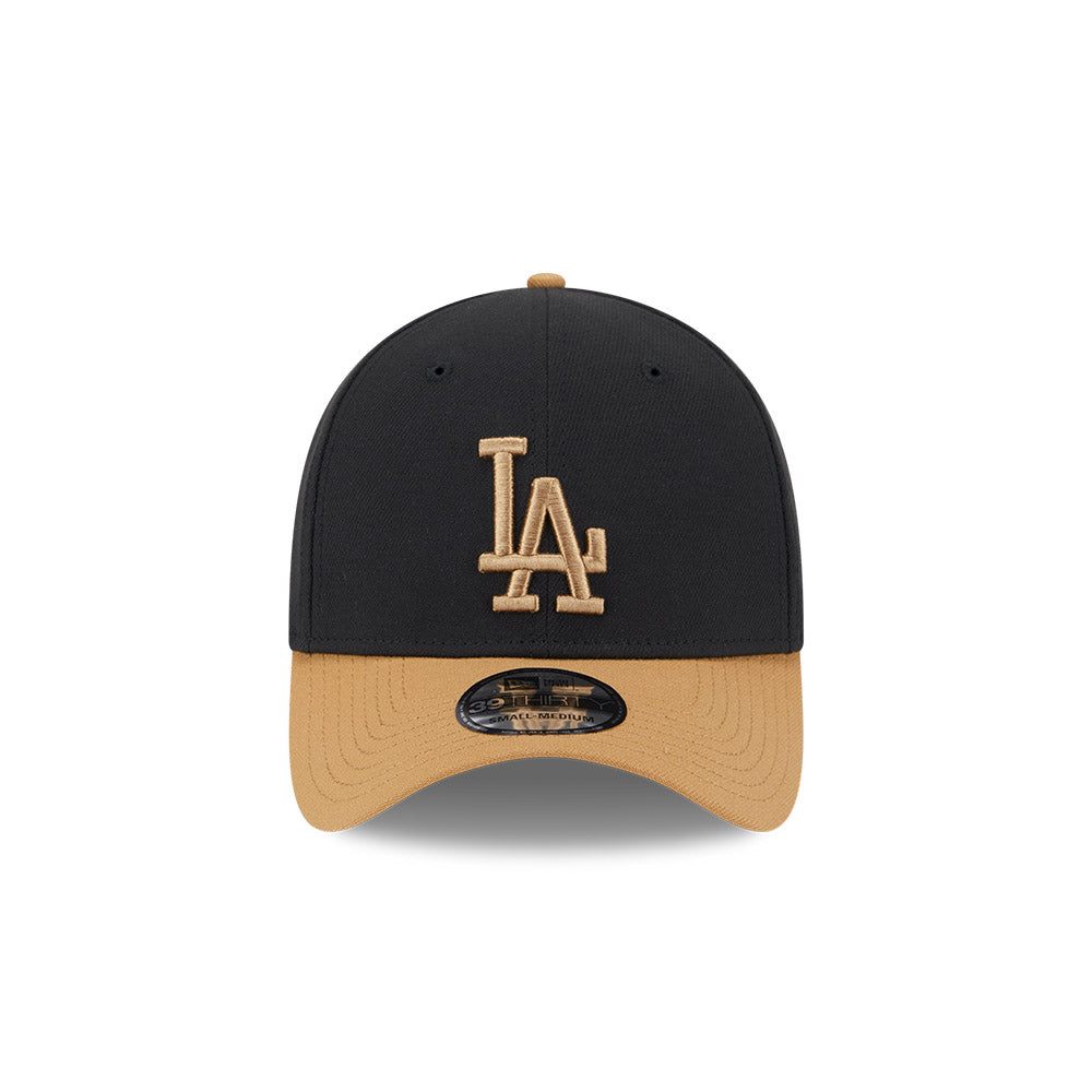 New Era 39Thirty MLB Black Wheat Los Angeles Dodgers