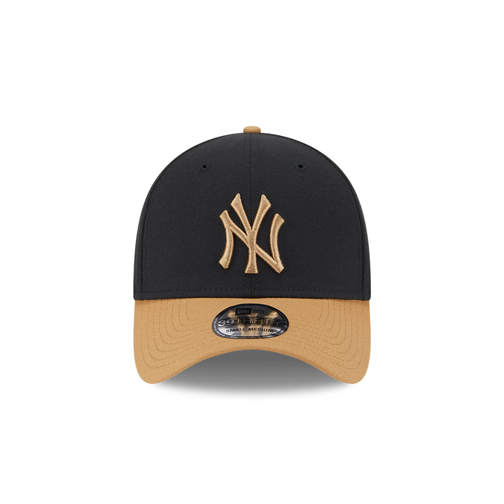 New Era 39Thirty MLB Black Wheat New York Yankees
