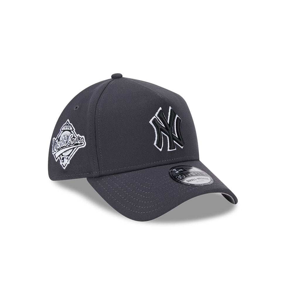 New Era 39Thirty A-Frame MLB Graphite World Series New York Yankees