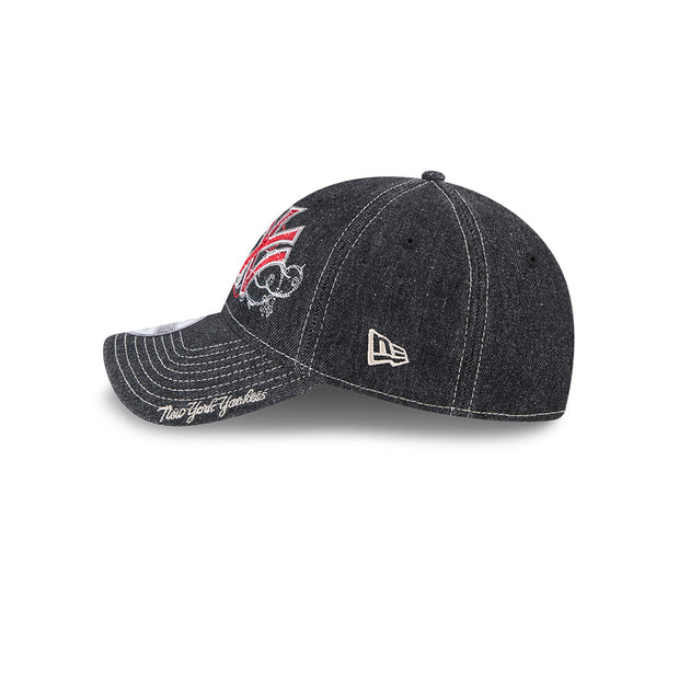 New Era 9Twenty MLB Millenium Denim New York Yankees Black Denim