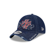 New Era 9Twenty MLB Millenium Denim New York Yankees Navy Denim