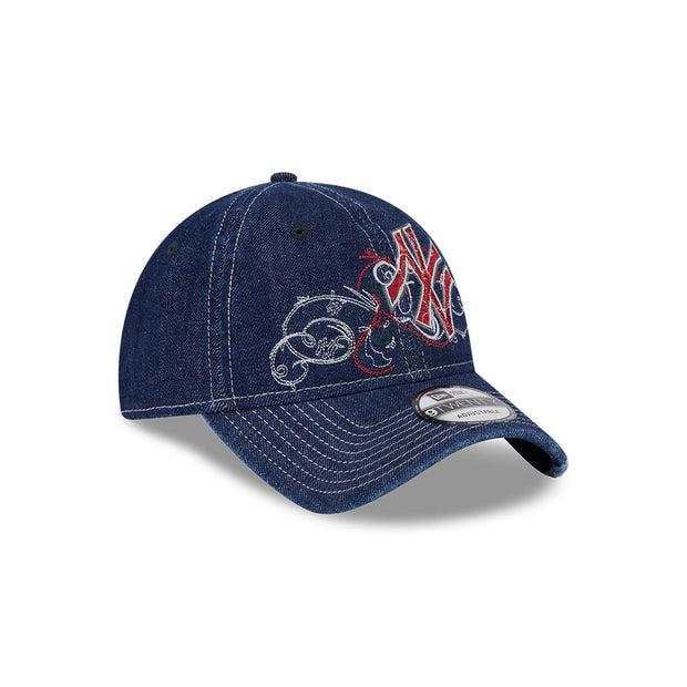 New Era 9Twenty MLB Millenium Denim New York Yankees Navy Denim