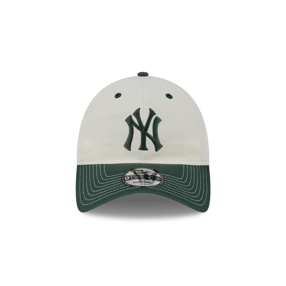 New Era 9Twenty Snap MLB 2Tone Chrome New York Yankees Chrome Pine Green