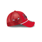 New Era 9Forty Trucker NBA Team Script Chicago Bulls Red