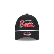 New Era 9Forty Trucker NBA Team Script Chicago Bulls Black
