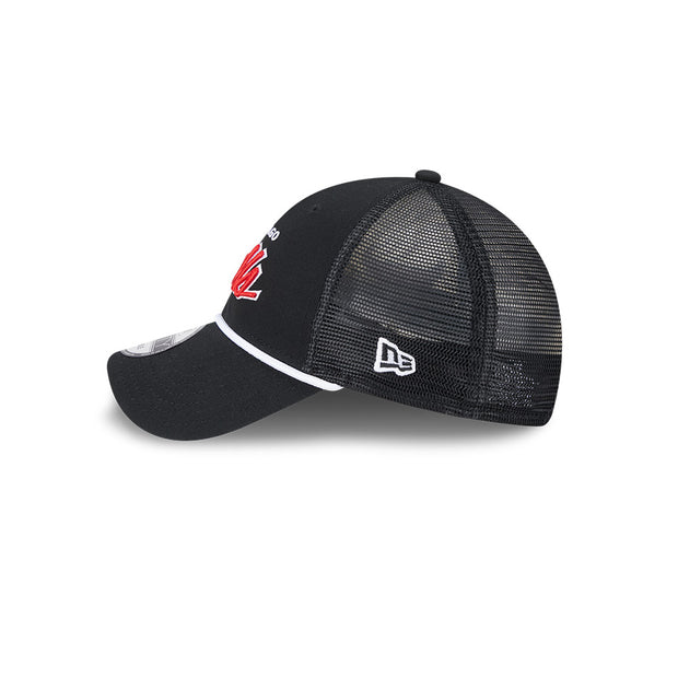 New Era 9Forty Trucker NBA Team Script Chicago Bulls Black