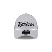 New Era 9Forty Trucker NFL Team Script Las Vegas Raiders Grey