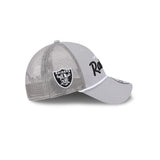 New Era 9Forty Trucker NFL Team Script Las Vegas Raiders Grey