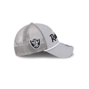 New Era 9Forty Trucker NFL Team Script Las Vegas Raiders Grey