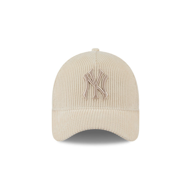 New Era 9Forty A-Frame MLB Enhanced Cord New York Yankees Stone