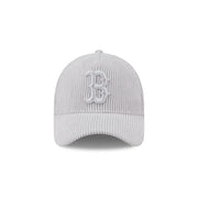 New Era 9Forty A-Frame MLB Enhanced Cord Boston Red Sox Grey