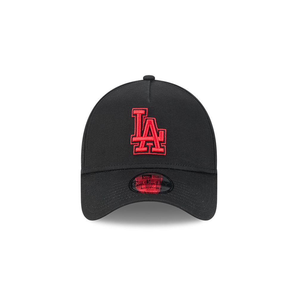 New Era 9Forty A-Frame MLB World Series Black Scarlet Los Angeles Dodgers