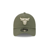 New Era 9Forty A-Frame NBA Earth Tonal Chainstitch Chicago Bulls Olive