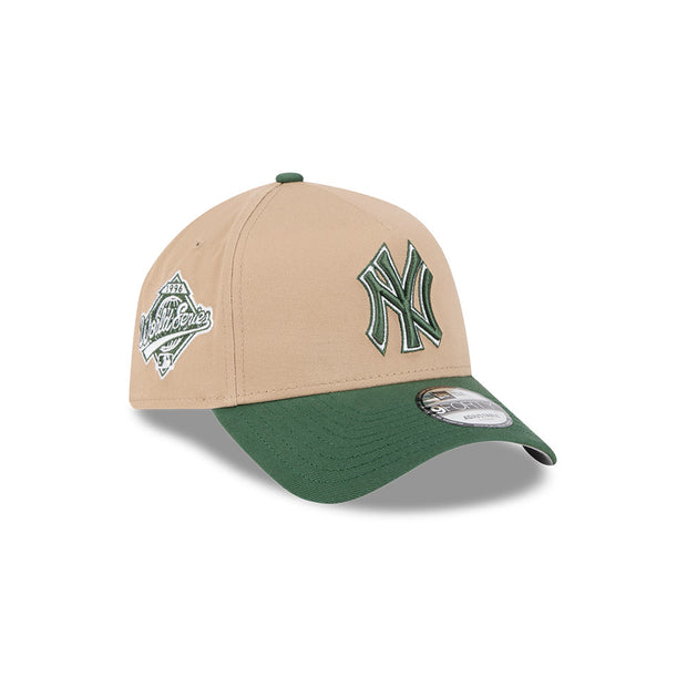 New Era 9Forty A-Frame MLB Camel 2Tone World Series New York Yankees Pine Green