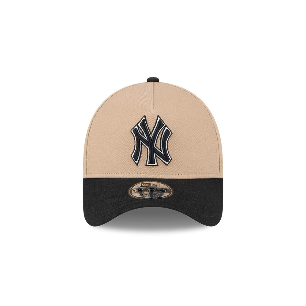 New Era 9Forty A-Frame MLB Camel 2Tone World Series New York Yankees Black