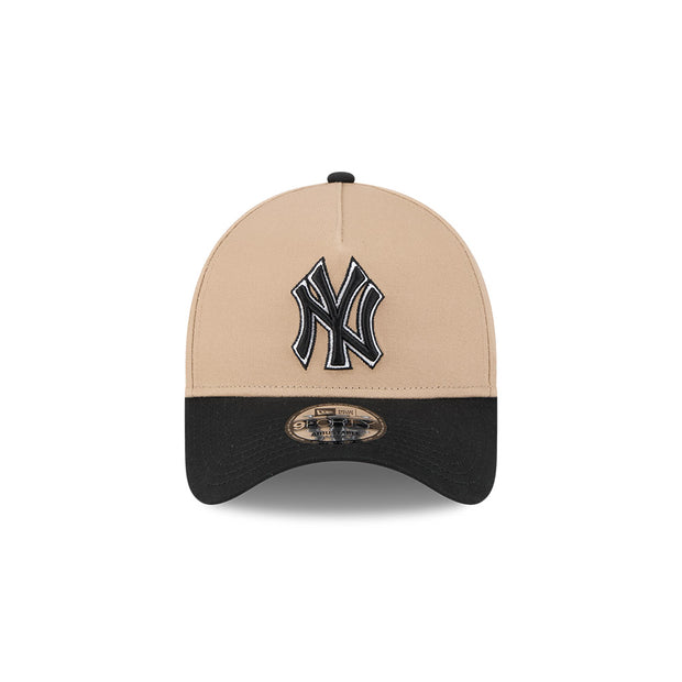 New Era 9Forty A-Frame MLB Camel 2Tone World Series New York Yankees Black