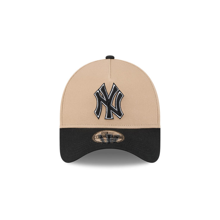 New Era 9Forty A-Frame MLB Camel 2Tone World Series New York Yankees Black