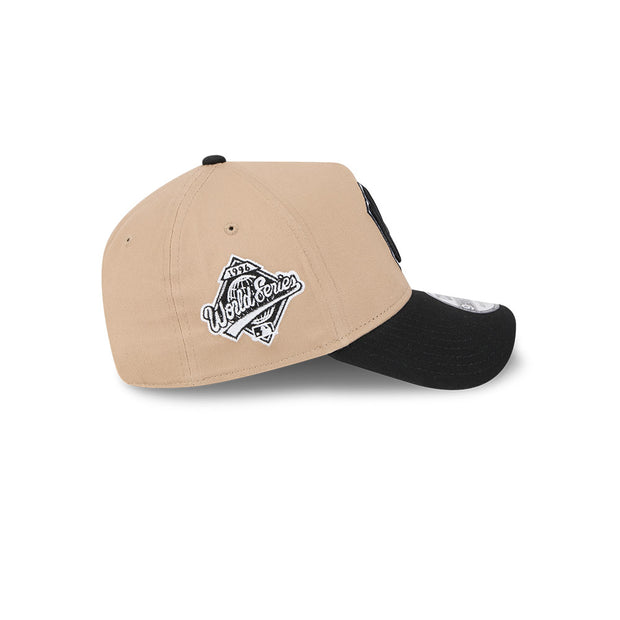 New Era 9Forty A-Frame MLB Camel 2Tone World Series New York Yankees Black