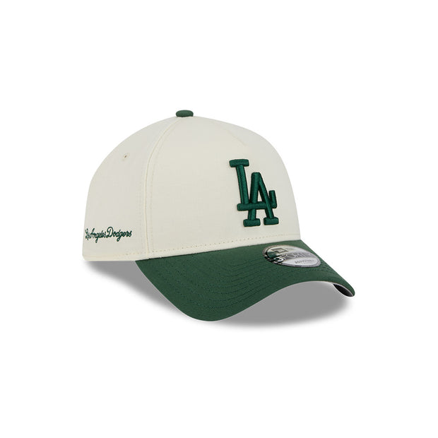 New Era 9Forty A-Frame MLB Los Angeles Dodgers Chrome Dark Green