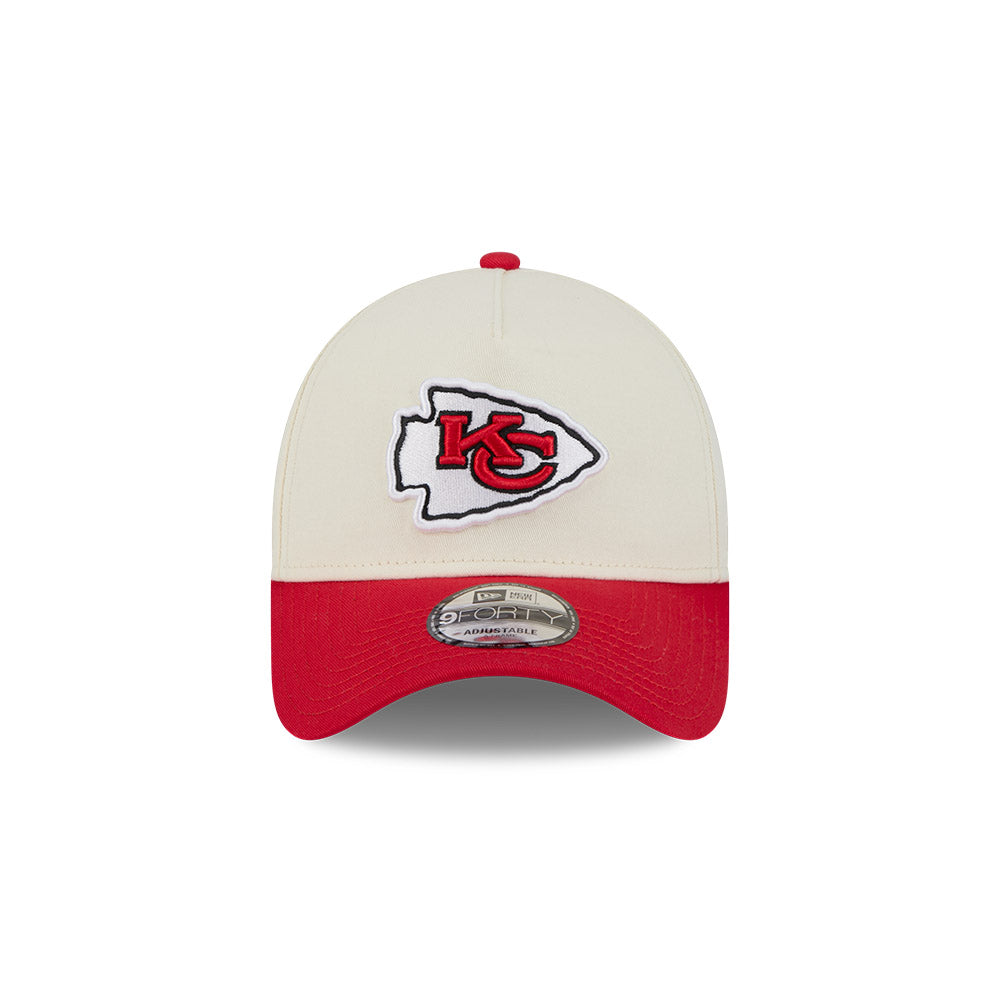 New Era 9Forty A-Frame NFL Superbowl 2Tone Kansas City Chiefs Chrome White