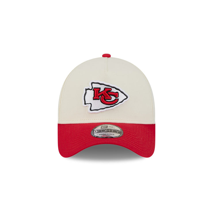 New Era 9Forty A-Frame NFL Superbowl 2Tone Kansas City Chiefs Chrome White