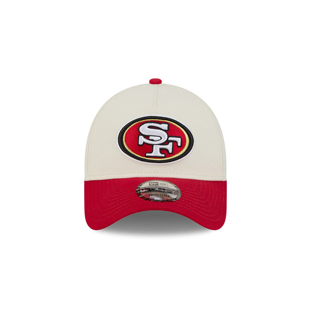New Era 9Forty A-Frame NFL Superbowl 2Tone San Francisco 49ers Chrome White
