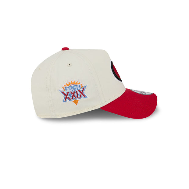 New Era 9Forty A-Frame NFL Superbowl 2Tone San Francisco 49ers Chrome White