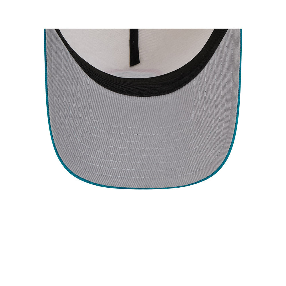 New Era 9Forty A-Frame NFL Superbowl 2Tone Miami Dolphins Chrome White