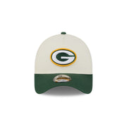 New Era 9Forty A-Frame NFL Superbowl 2Tone Green Bay Packers Chrome White