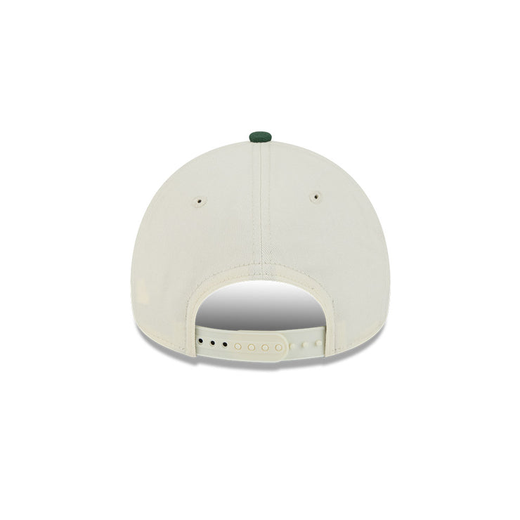 New Era 9Forty A-Frame NFL Superbowl 2Tone Green Bay Packers Chrome White