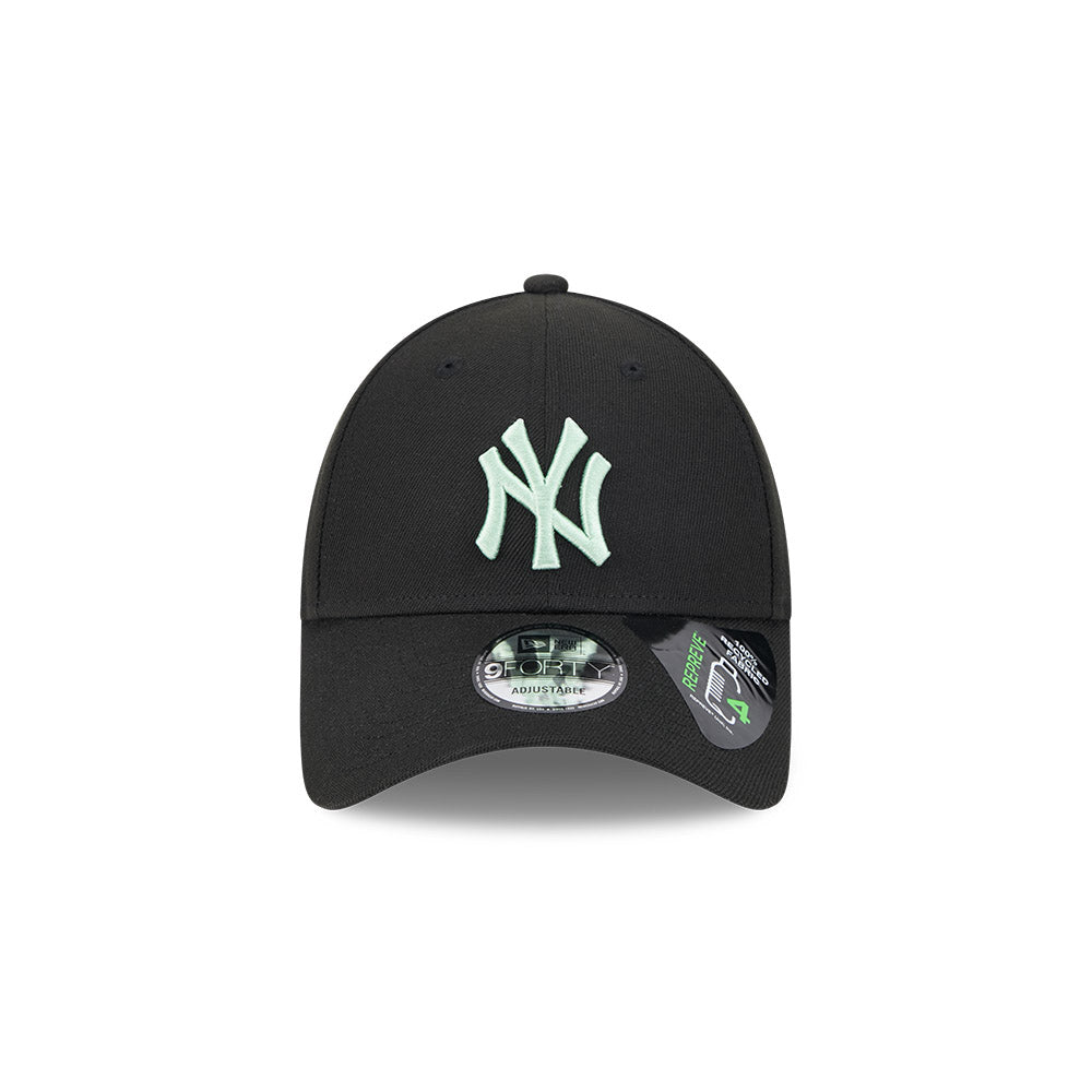 New Era 9Forty Snapback MLB Peppermint Repreve New York Yankees Black