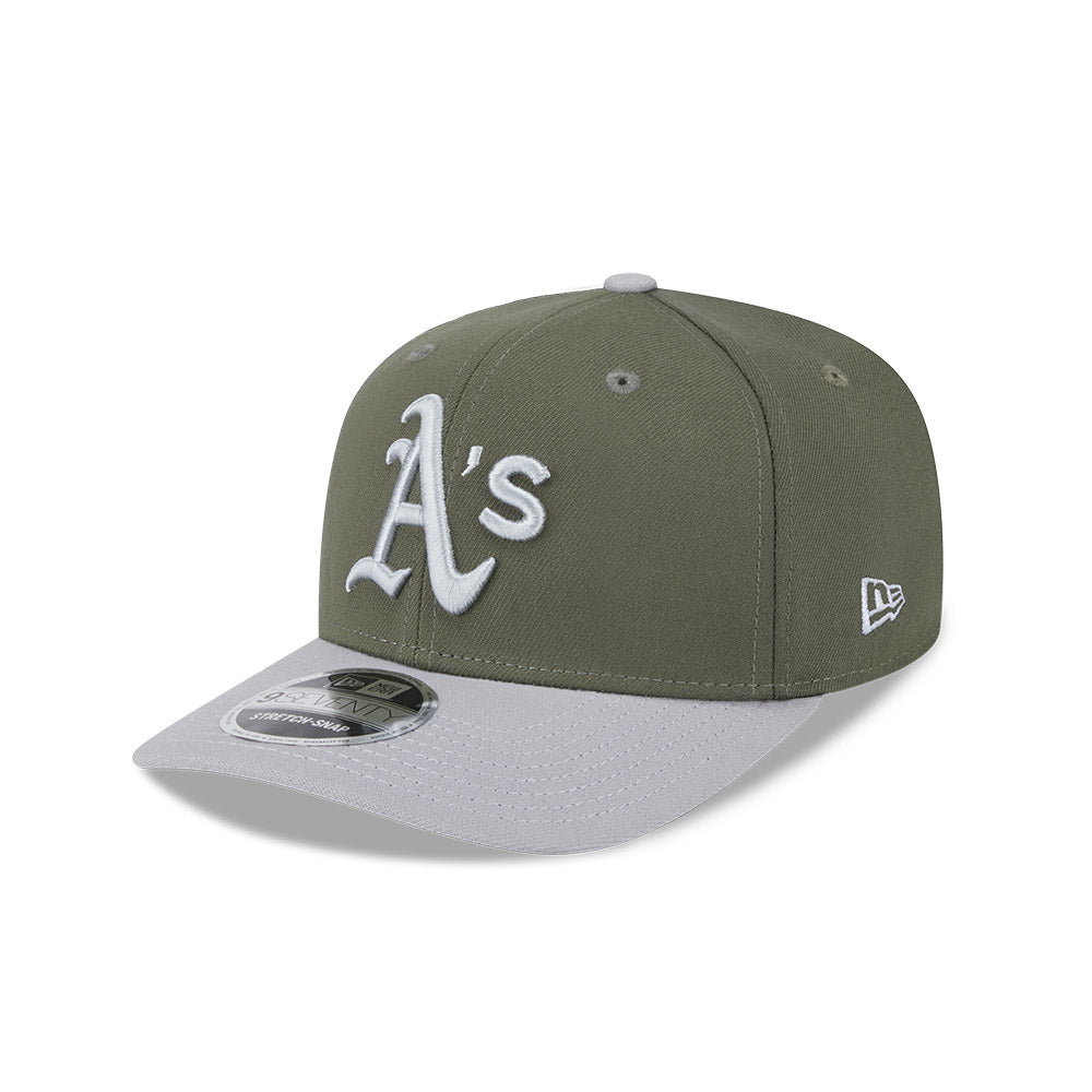 New Era 9Seventy MLB Olive 2Tone Oakland Athletics
