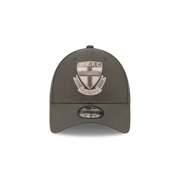 New Era 9Forty AFL 2025 Dusty Charcoal St Kilda Saints