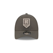 New Era 9Forty AFL 2025 Dusty Charcoal Port Adelaide Power