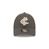 New Era 9Forty AFL 2025 Dusty Charcoal Carlton Blues