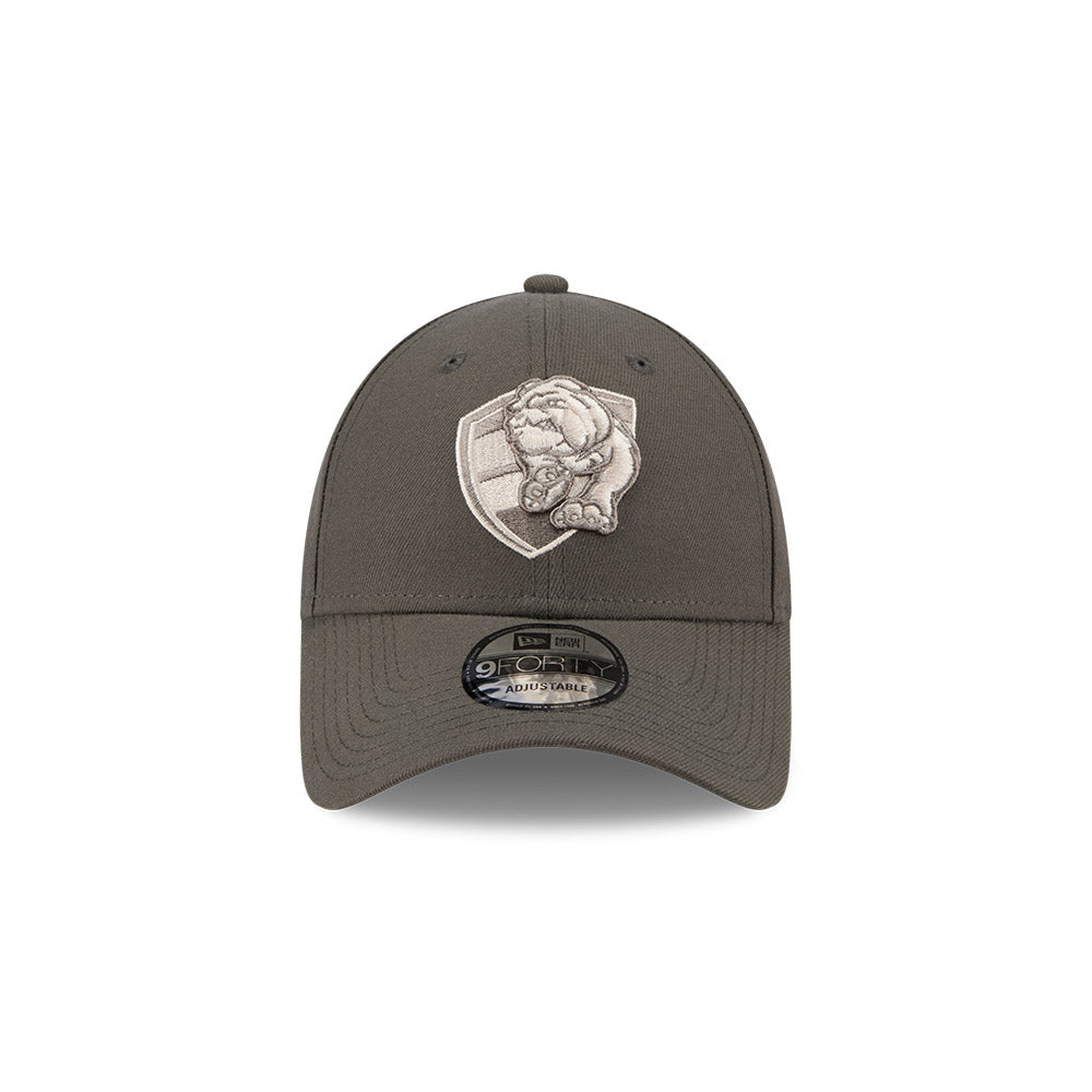 New Era 9Forty AFL 2025 Dusty Charcoal Western Bulldogs