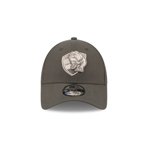 New Era 9Forty AFL 2025 Dusty Charcoal Western Bulldogs