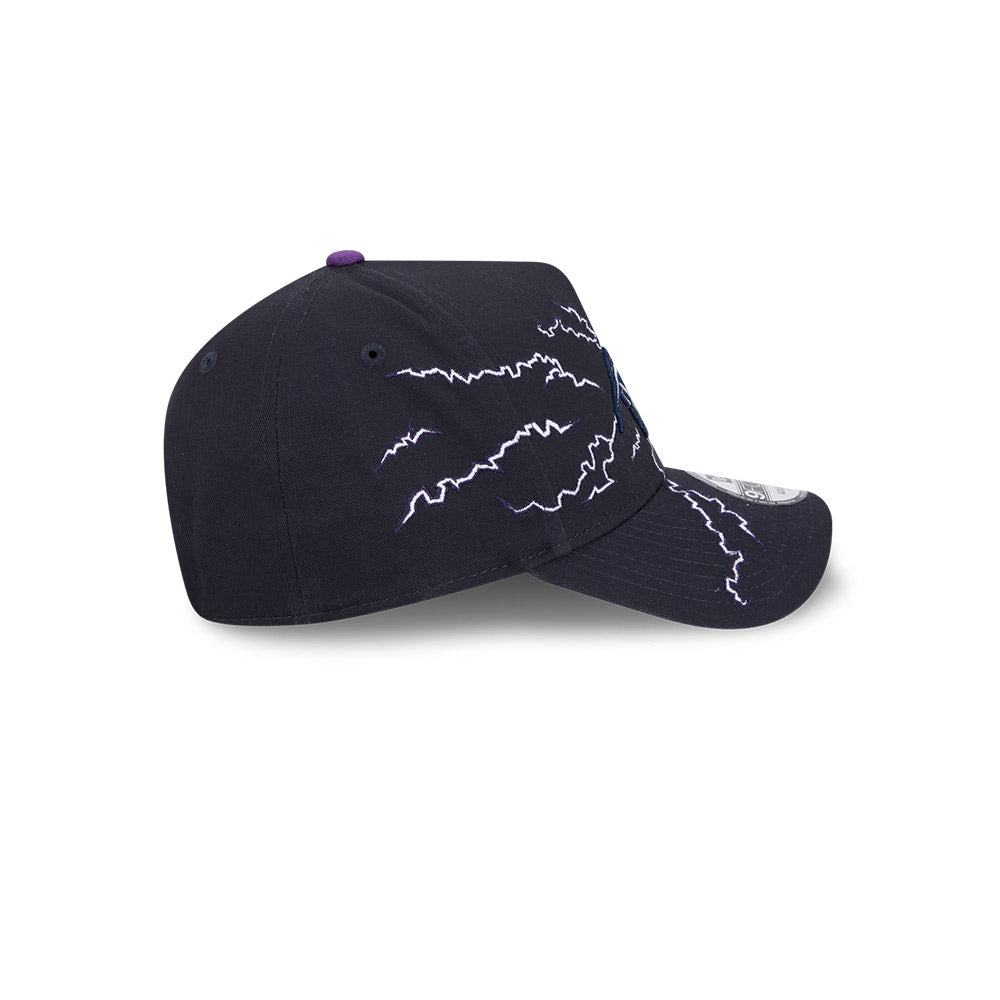 New Era 9Forty A-Frame NRL 2025 Electric Melbourne Storm Navy