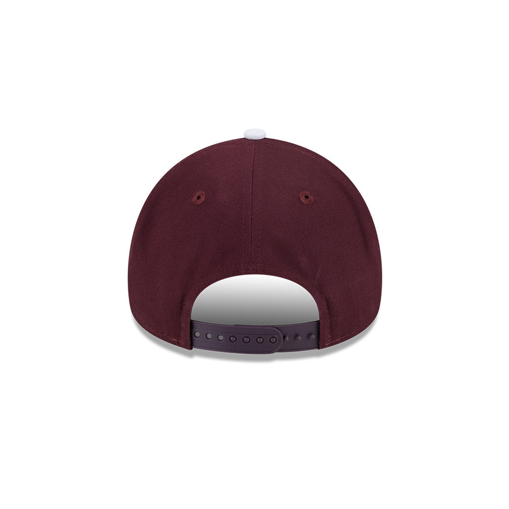New Era 9Forty A-Frame NRL 2025 Electric Manly Warringah Sea Eagles Maroon