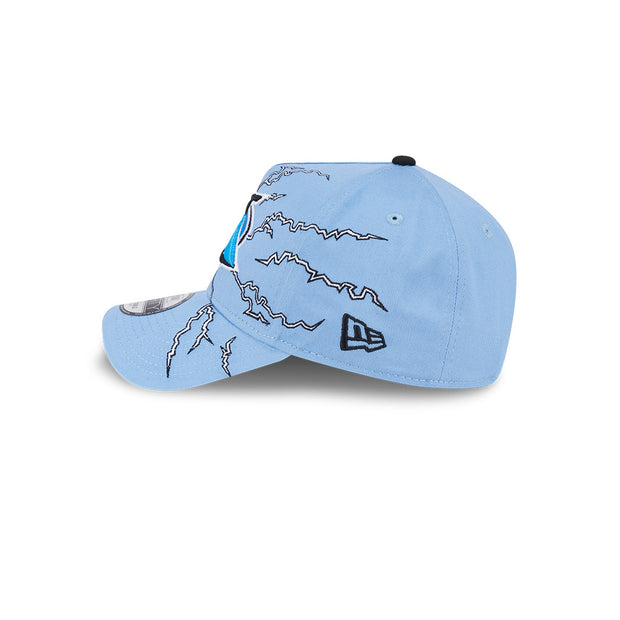 New Era 9Forty A-Frame NRL 2025 Electric Cronulla-Sutherland Sharks Light Blue