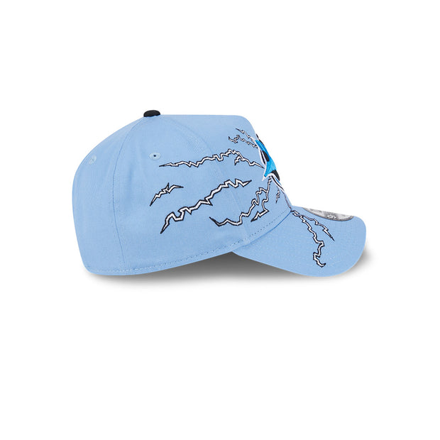 New Era 9Forty A-Frame NRL 2025 Electric Cronulla-Sutherland Sharks Light Blue