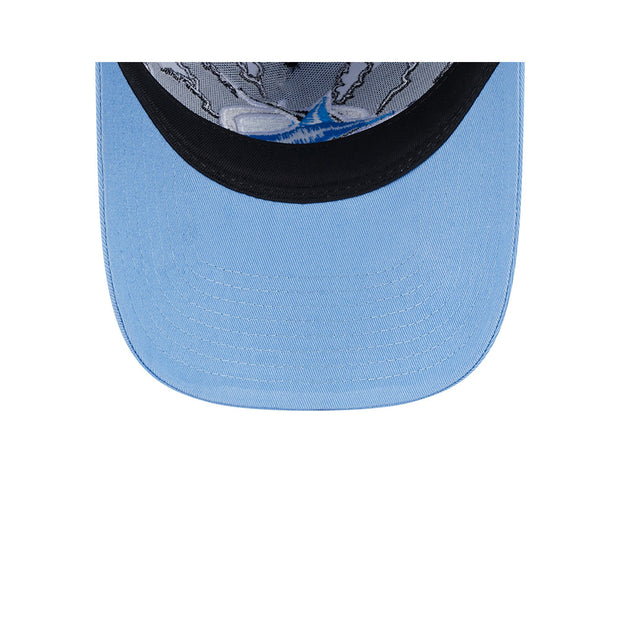 New Era 9Forty A-Frame NRL 2025 Electric Cronulla-Sutherland Sharks Light Blue