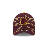 New Era 9Forty A-Frame NRL 2025 Electric Brisbane Broncos Maroon