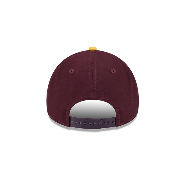 New Era 9Forty A-Frame NRL 2025 Electric Brisbane Broncos Maroon