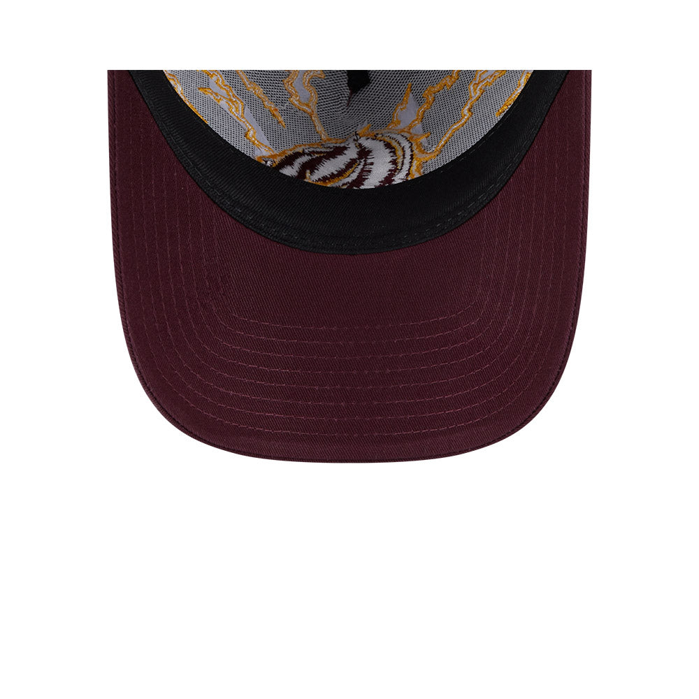 New Era 9Forty A-Frame NRL 2025 Electric Brisbane Broncos Maroon