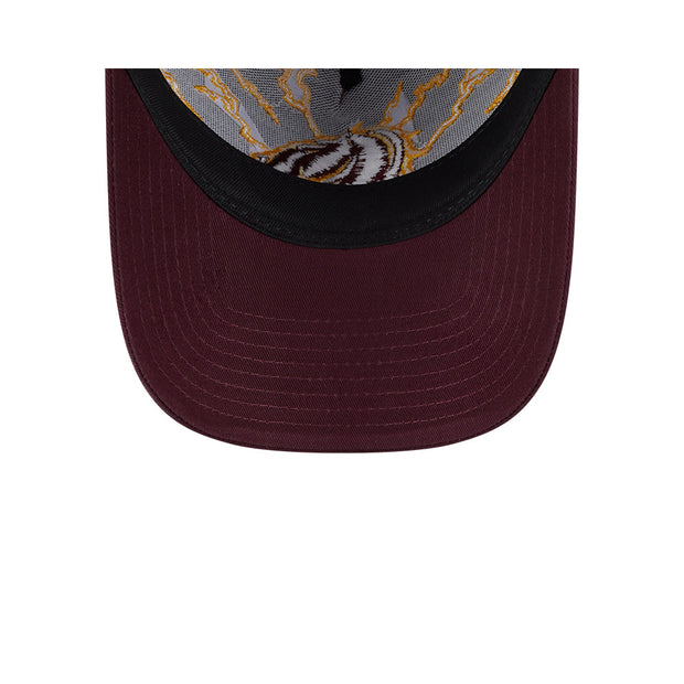 New Era 9Forty A-Frame NRL 2025 Electric Brisbane Broncos Maroon