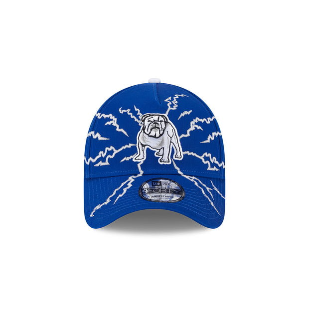 New Era 9Forty A-Frame NRL 2025 Electric Canterbury-Bankstown Bulldogs Royal Blue